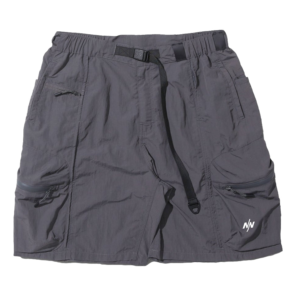 NINE POINT NINE ESCAPE BREATHE 3D POCKET SHORTS-DARK GREY