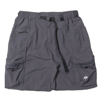 NINE POINT NINE ESCAPE BREATHE 3D POCKET SHORTS-DARK GREY