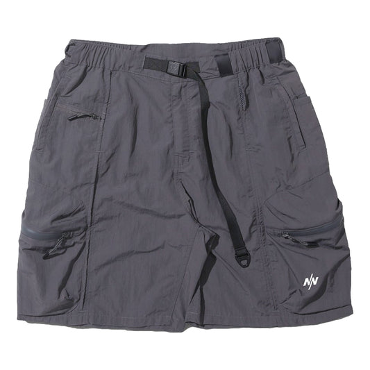 NINE POINT NINE ESCAPE BREATHE 3D POCKET SHORTS-DARK GREY