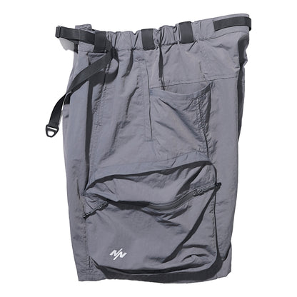 NINE POINT NINE ESCAPE BREATHE SHORTS-LIGHT GREY