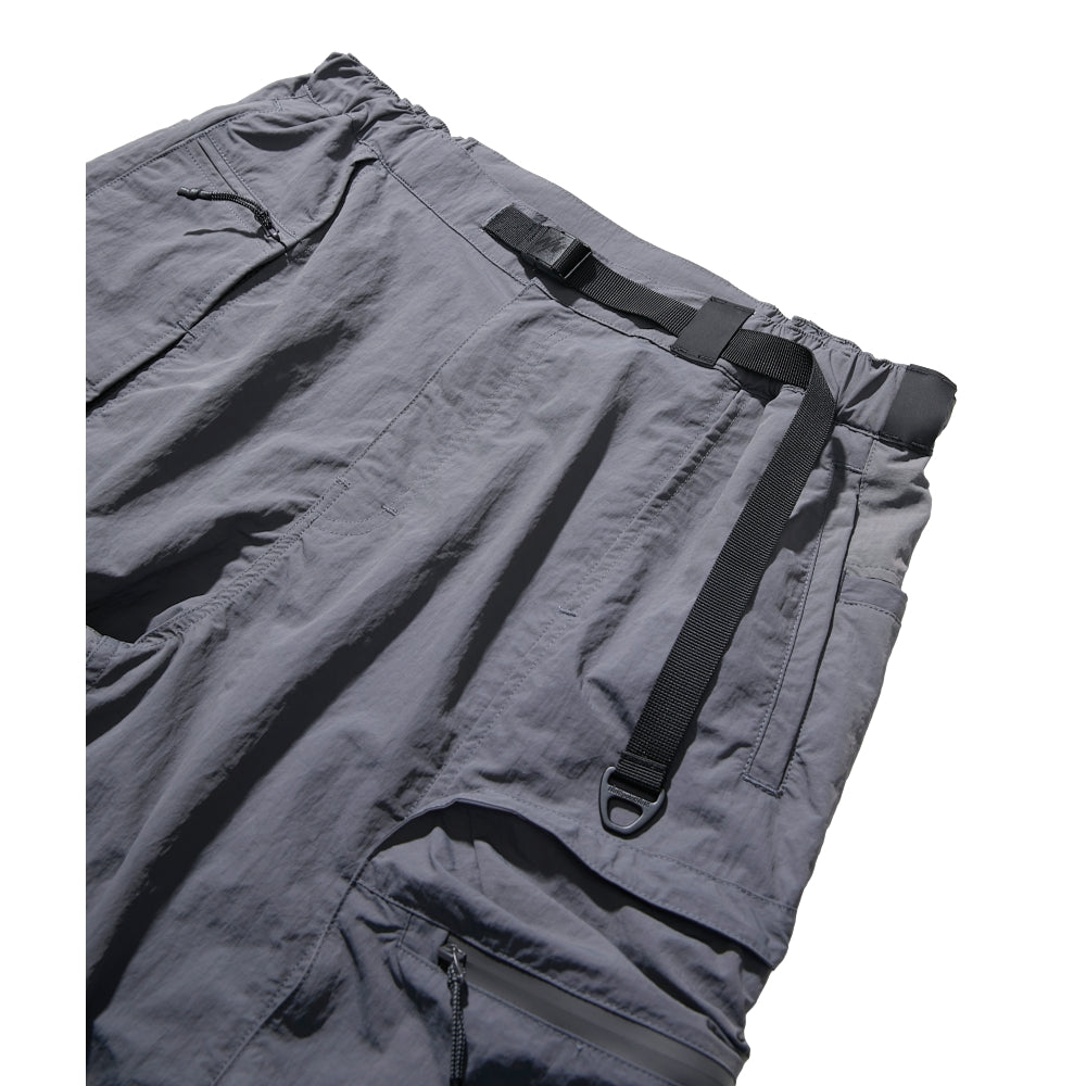 NINE POINT NINE ESCAPE BREATHE SHORTS-GREY