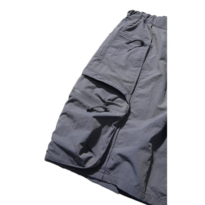 NINE POINT NINE ESCAPE BREATHE SHORTS-GREY