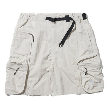 NINE POINT NINE ESCAPE BREATHE SHORTS-LIGHT GREY