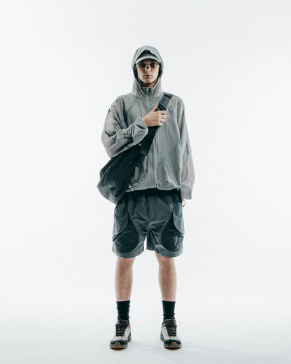 NINE POINT NINE ESCAPE CROSSBODY BAG-GREY