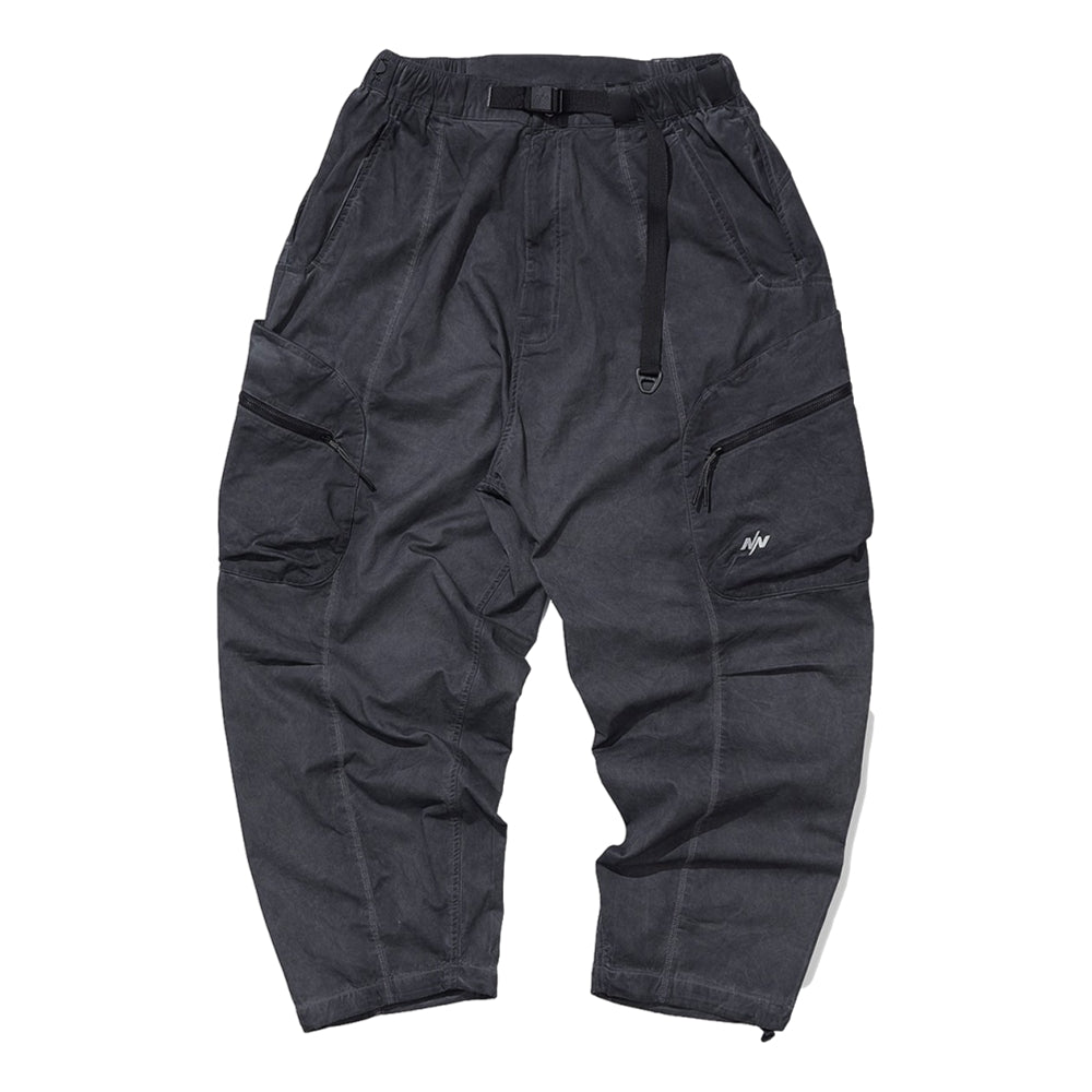 NINE POINT NINE ESCAPE T4 WIDE PANTS-WASH GREY