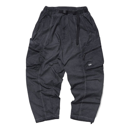 NINE POINT NINE ESCAPE T4 WIDE PANTS-WASH GREY