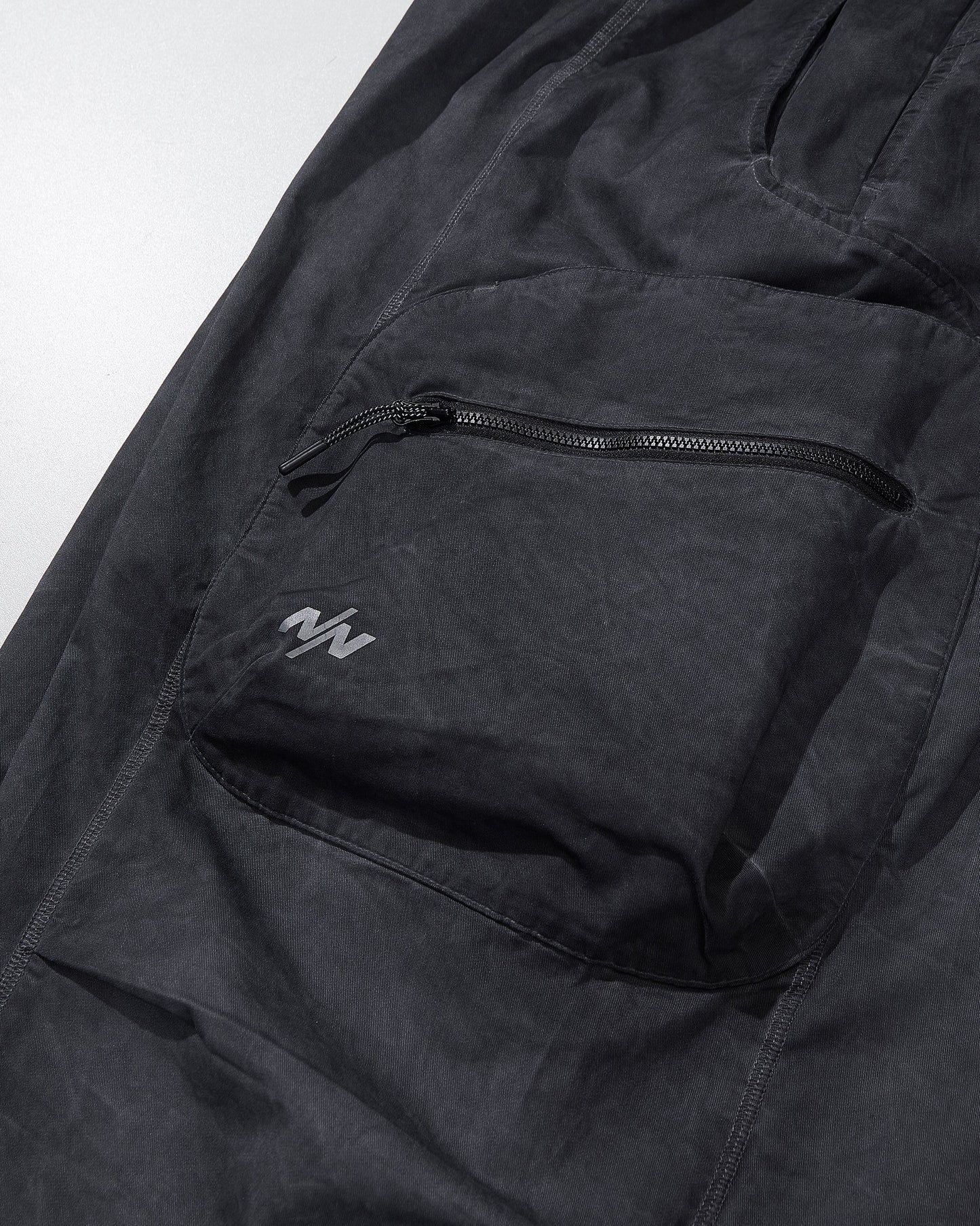 NINE POINT NINE ESCAPE T4 WIDE PANTS-WASH GREY