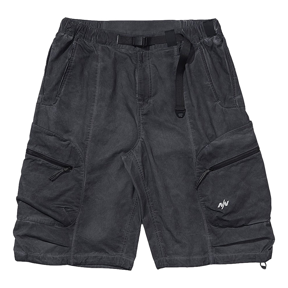 NINE POINT NINE ESCAPE T4 WIDE SHORTS-WASH GREY