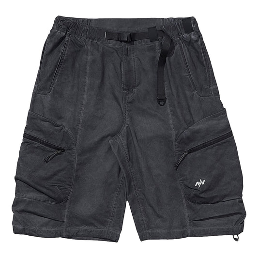 NINE POINT NINE ESCAPE T4 WIDE SHORTS-WASH GREY