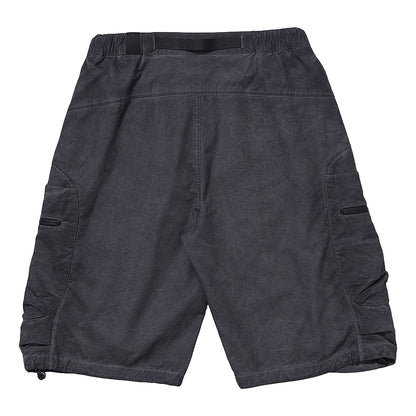 NINE POINT NINE ESCAPE T4 WIDE SHORTS-WASH GREY