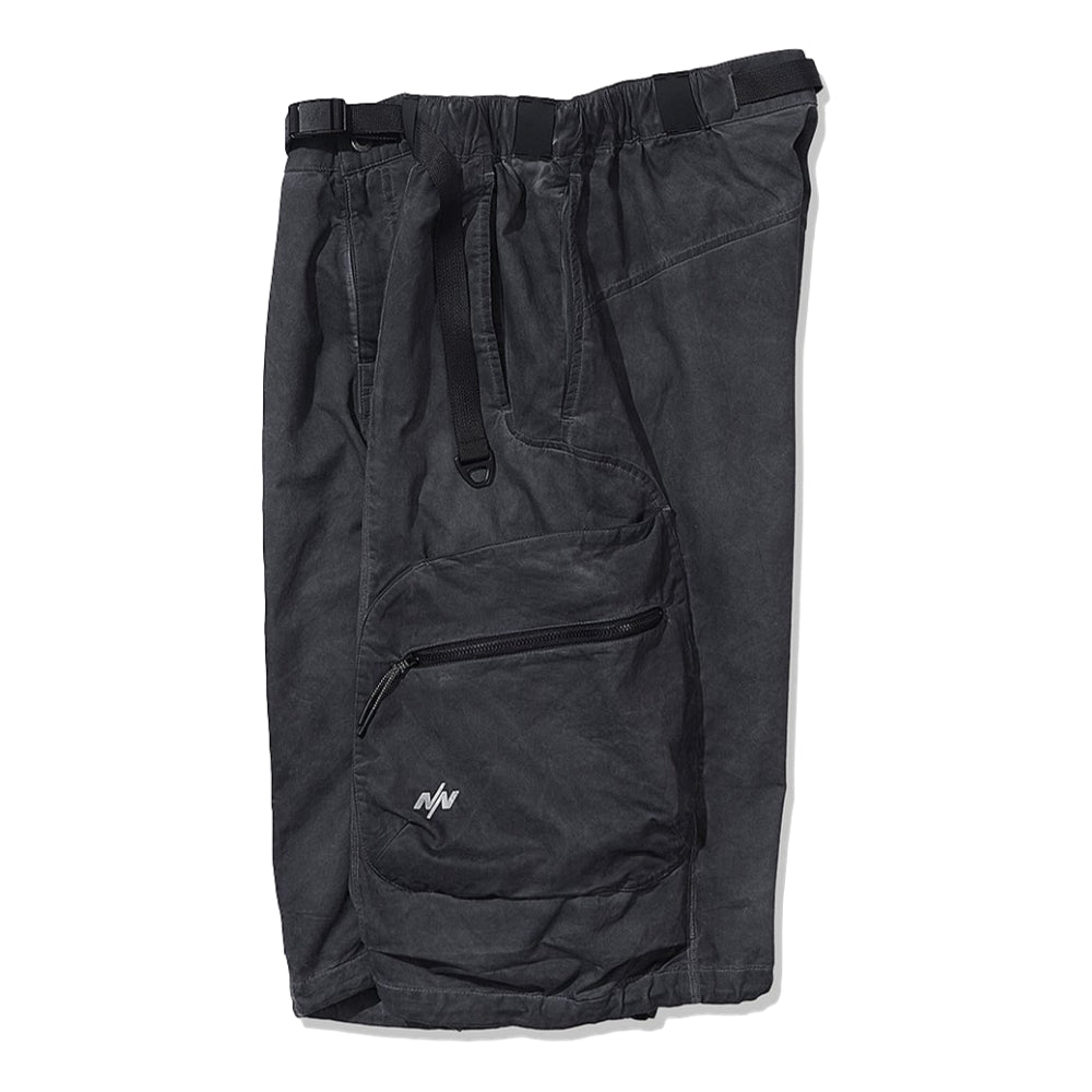 NINE POINT NINE ESCAPE T4 WIDE SHORTS-WASH GREY