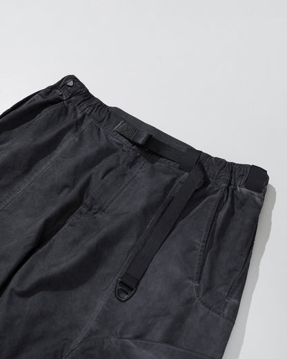 NINE POINT NINE ESCAPE T4 WIDE SHORTS-WASH GREY