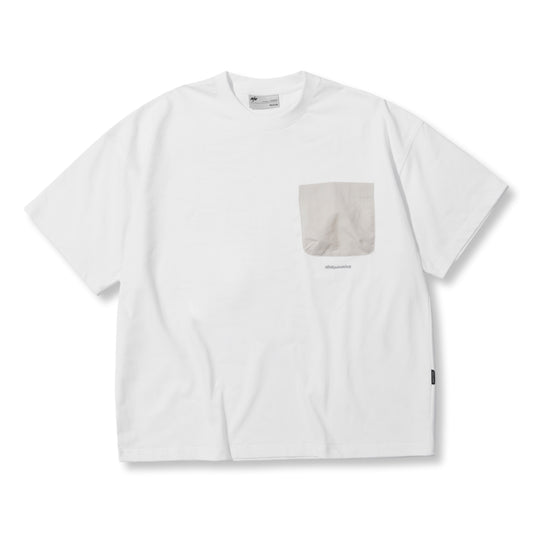 NINE POINT NINE EXPERT BASE 3D POCKET S/S TEE-WHITE