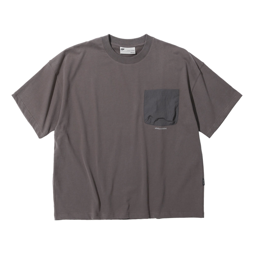 NINE POINT NINE EXPERT BASE 3D POCKET S/S TEE-GREY