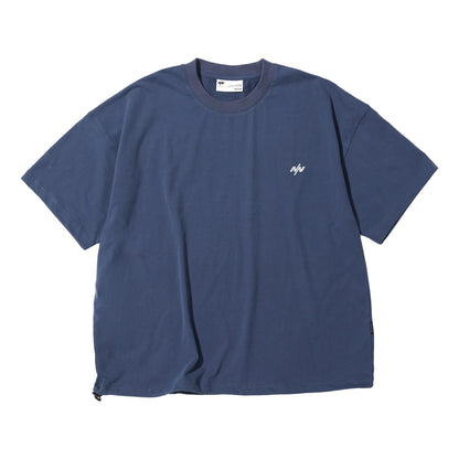 NINE POINT NINE EXPERT BASE LOGO S/S PULLER TEE-MIDNIGHT