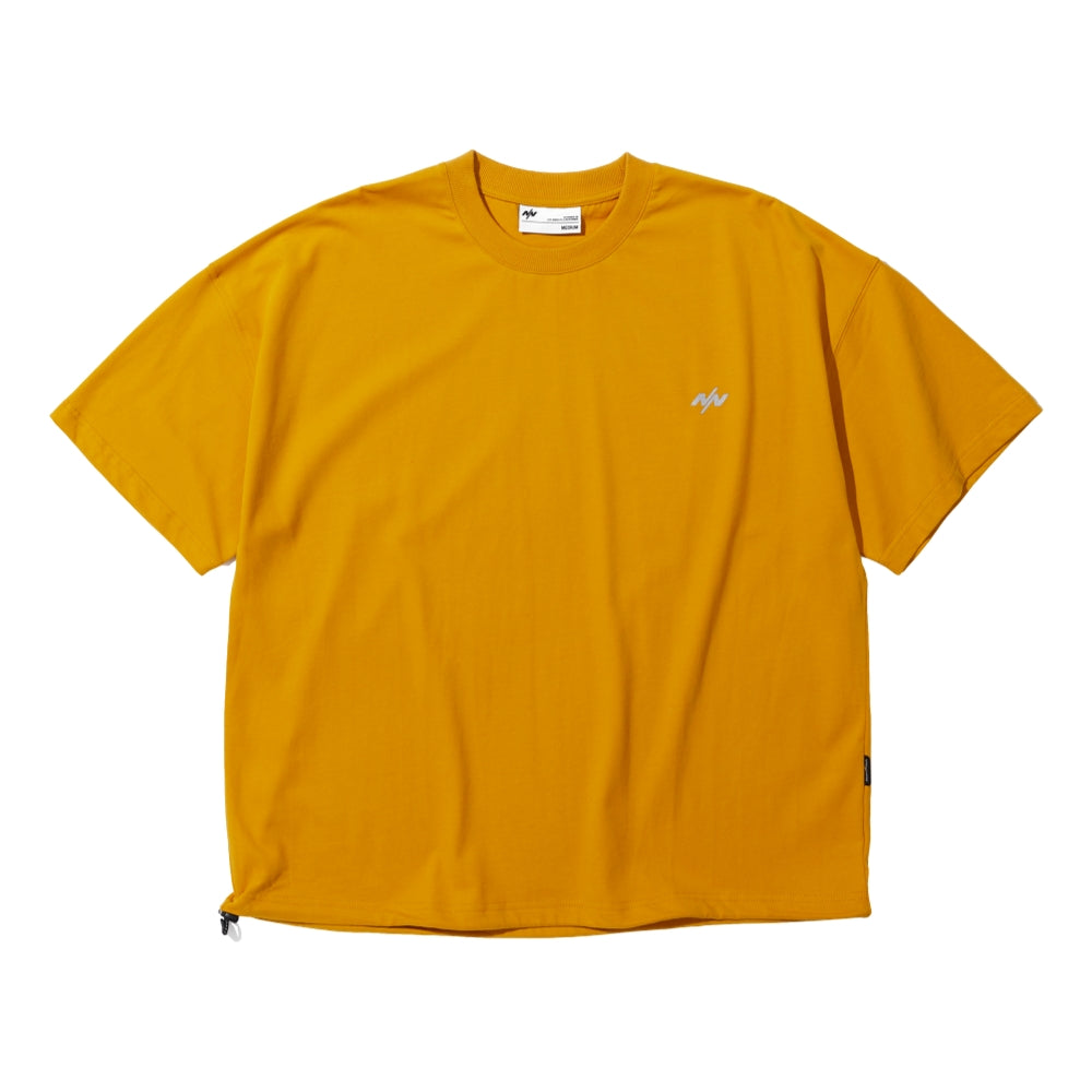 NINE POINT NINE EXPERT BASE LOGO S/S PULLER TEE-AMBER