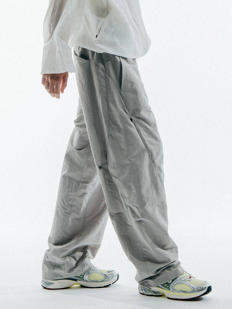 NINE POINT NINE EXPERT SLIDE PANTS-LIGHT GREY