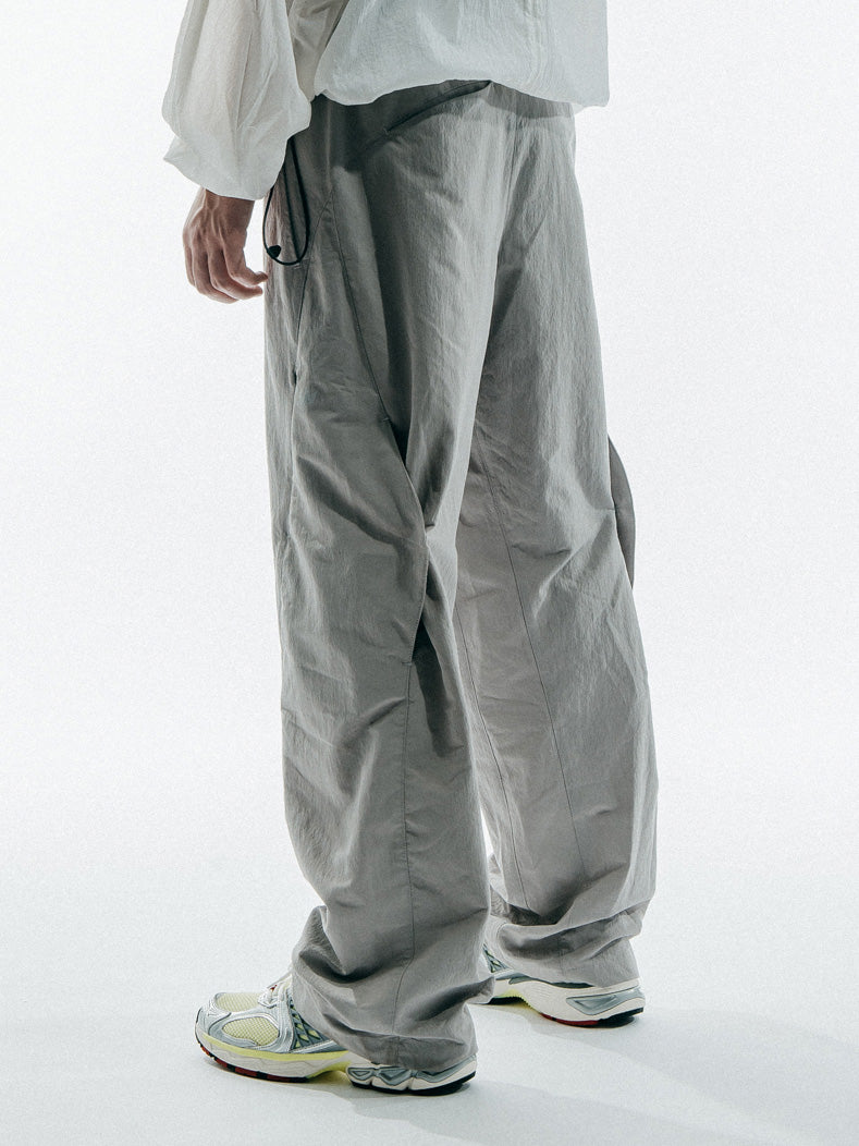 NINE POINT NINE EXPERT SLIDE PANTS-LIGHT GREY