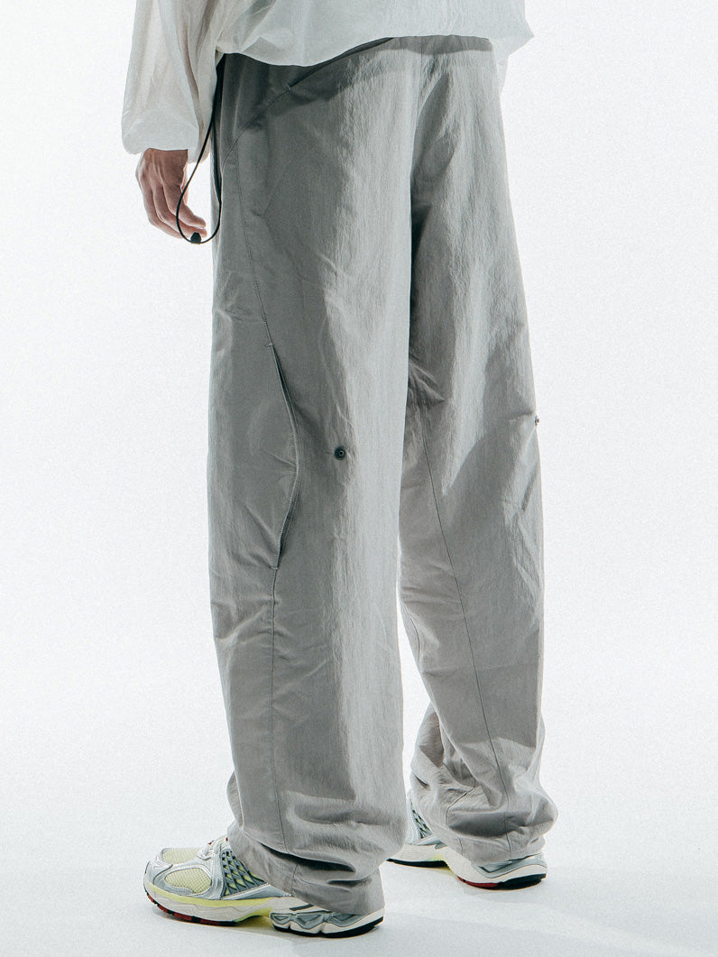 NINE POINT NINE EXPERT SLIDE PANTS-LIGHT GREY