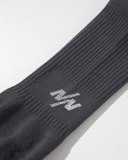 NINE POINT NINE ELEMENT COOLMAX SMALL LOGO SOCKS-GREY