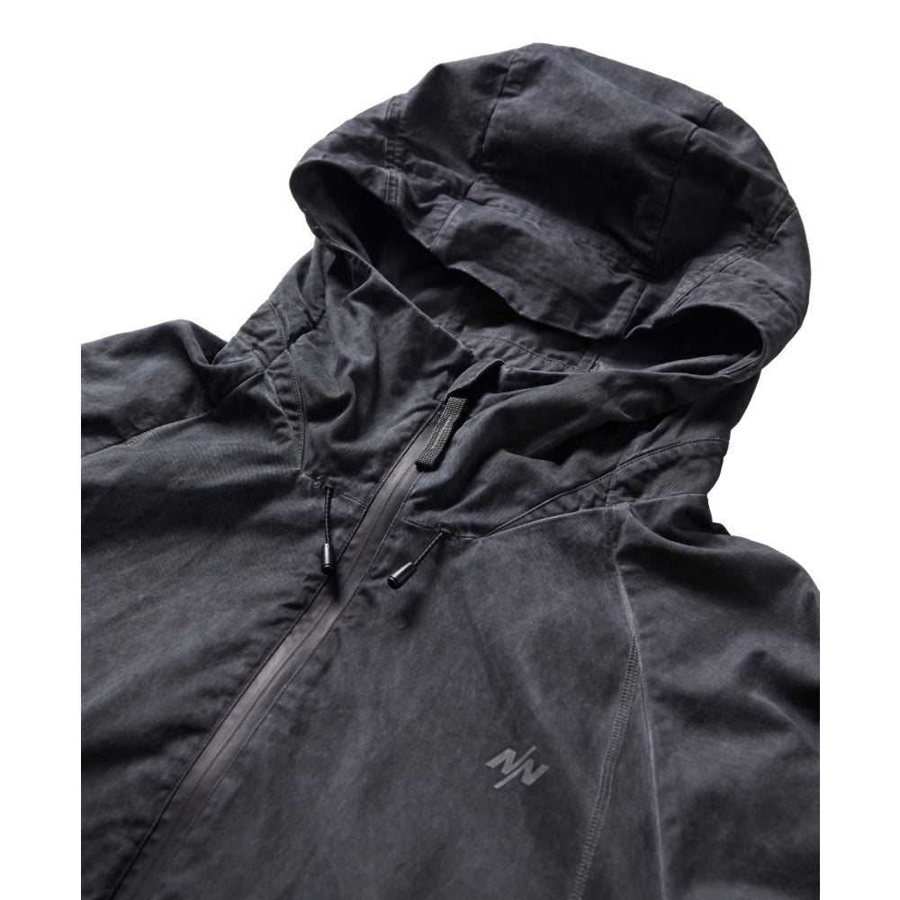 NINE POINT NINE ELEMENT DYE WINDBREAKER JACKET-WASHED BLACK