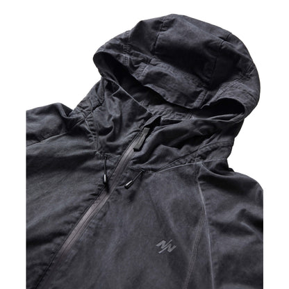 NINE POINT NINE ELEMENT DYE WINDBREAKER JACKET-WASHED BLACK