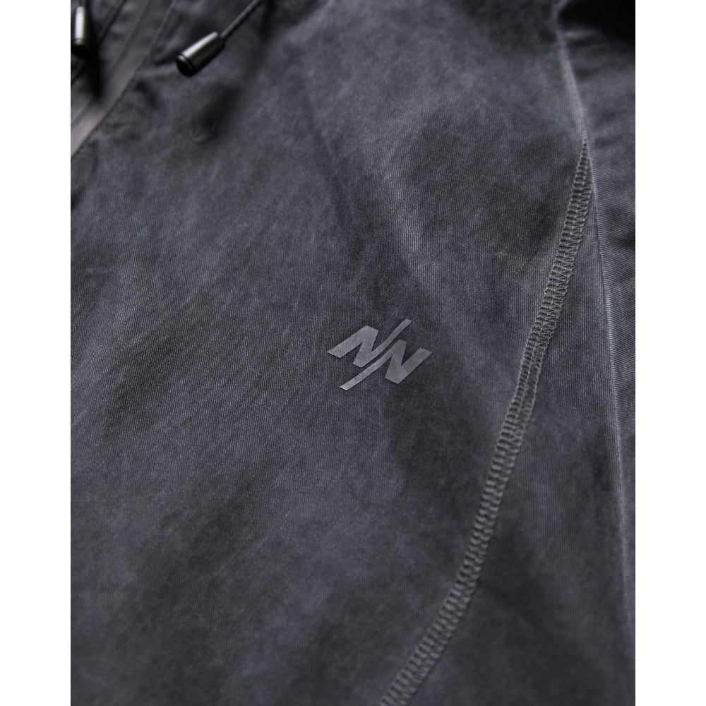 NINE POINT NINE ELEMENT DYE WINDBREAKER JACKET-WASHED BLACK