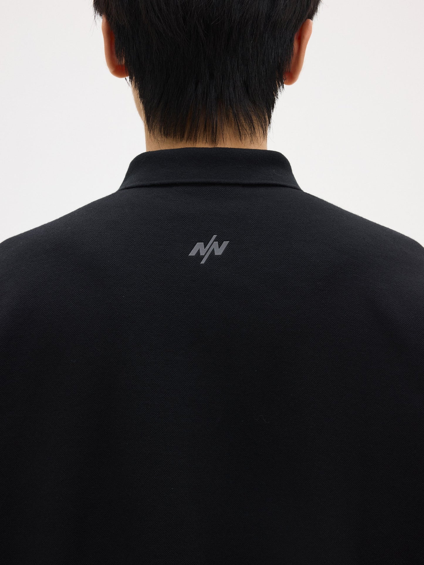 NINE POINT NINE ELEMENT S/S POLO SHIRT-BLACK