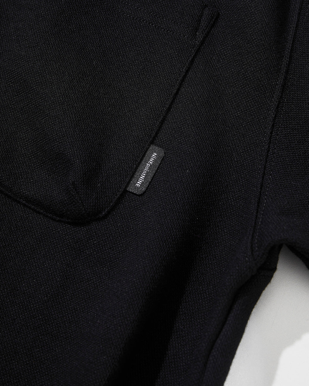 NINE POINT NINE ELEMENT S/S POLO SHIRT-BLACK