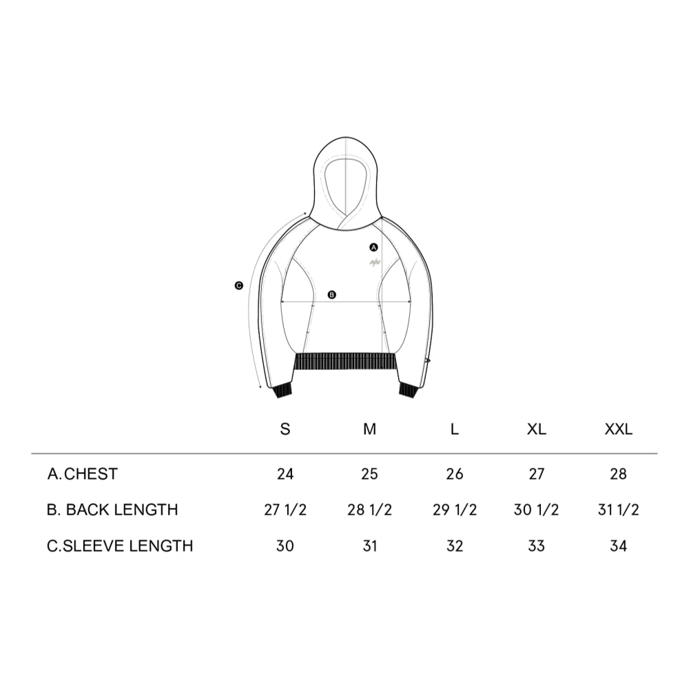 NINE POINT NINE ELEMENT SIDE POCKETS HOODIE-GREY