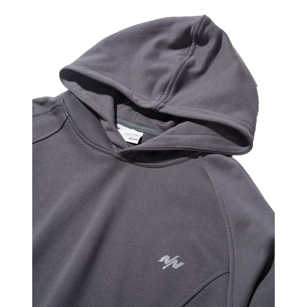 NINE POINT NINE ELEMENT SIDE POCKETS HOODIE-GREY