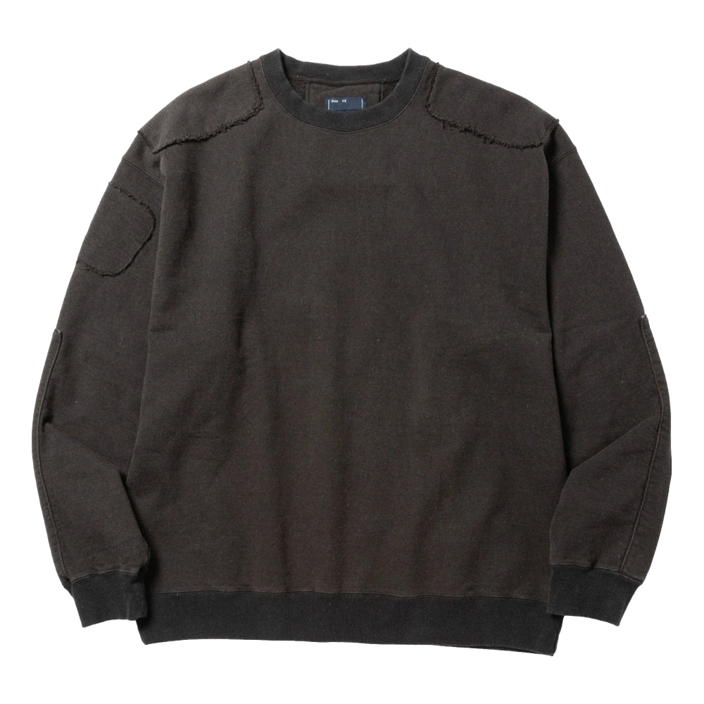 MEANSWHILE FADE PAD SWEATSHIRT-BLACK
