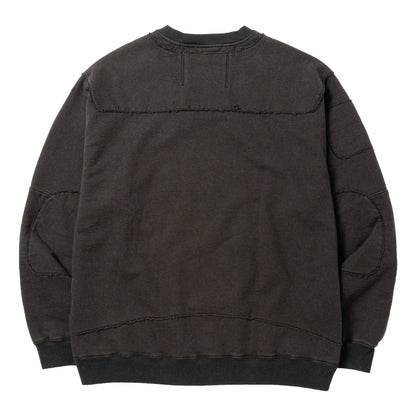 MEANSWHILE FADE PAD SWEATSHIRT-BLACK