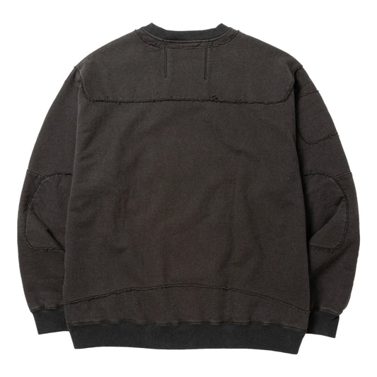 MEANSWHILE FADE PAD SWEATSHIRT-BLACK