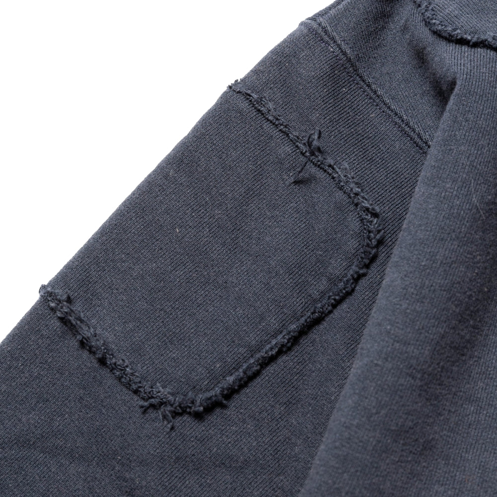 MEANSWHILE FADE PAD SWEATSHIRT-NAVY