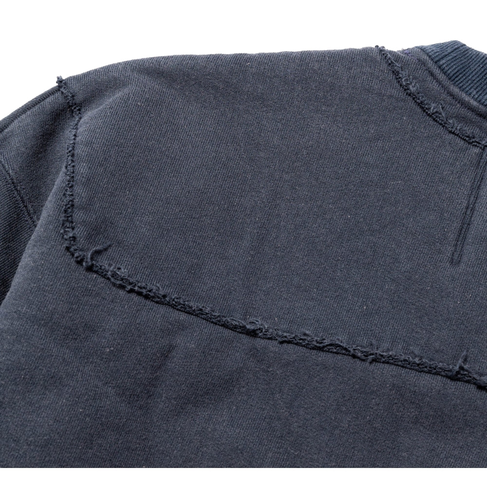 MEANSWHILE FADE PAD SWEATSHIRT-NAVY