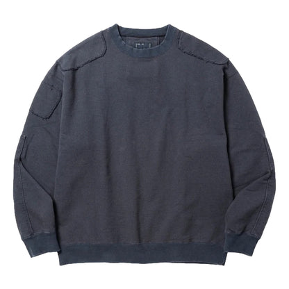 MEANSWHILE FADE PAD SWEATSHIRT-NAVY