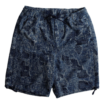 FUNDAMENTAL JACQUARD BORO SHORT PANTS-INDIGO