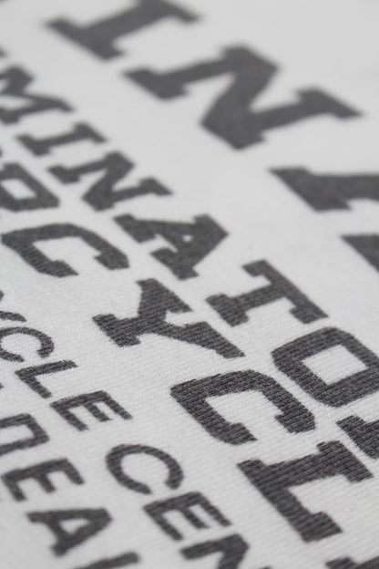 BOWWOW FINK E. BASEBALL TEE-BLACK