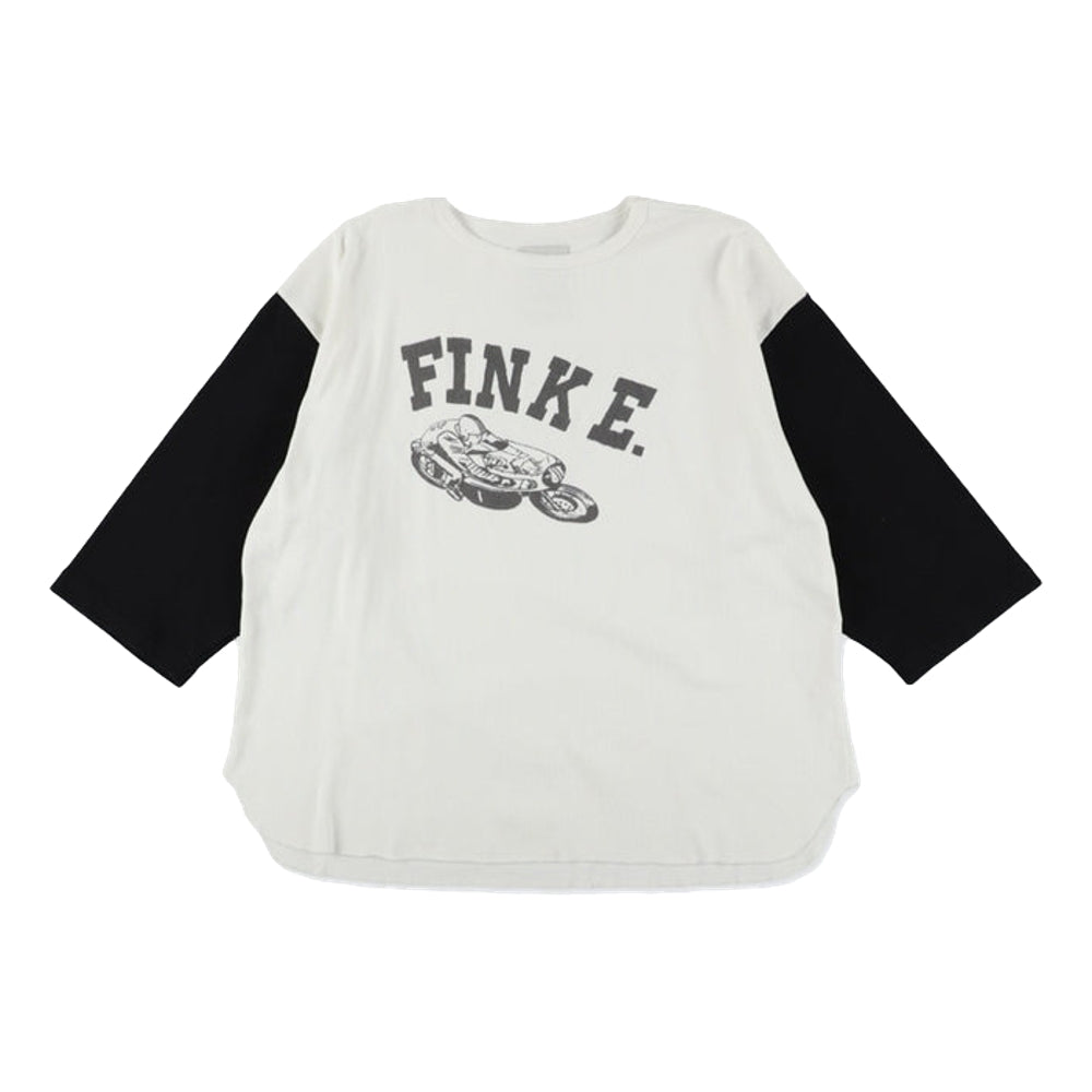 BOWWOW FINK E. BASEBALL TEE-BLACK