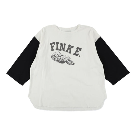 BOWWOW FINK E. BASEBALL TEE-BLACK