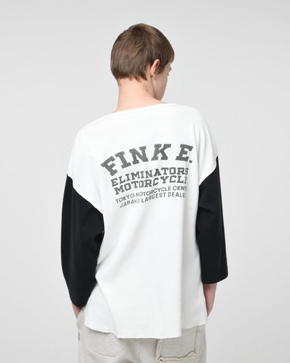 BOWWOW FINK E. BASEBALL TEE-BLACK