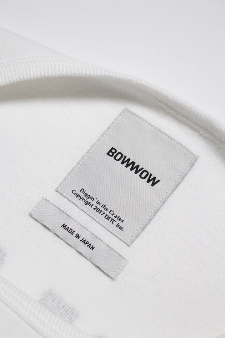 BOWWOW FINK E. BASEBALL TEE-BLACK