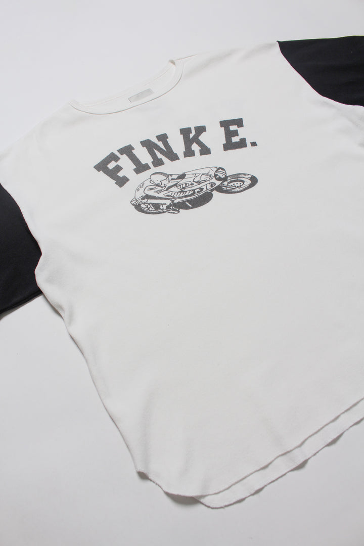 BOWWOW FINK E. BASEBALL TEE-BLACK