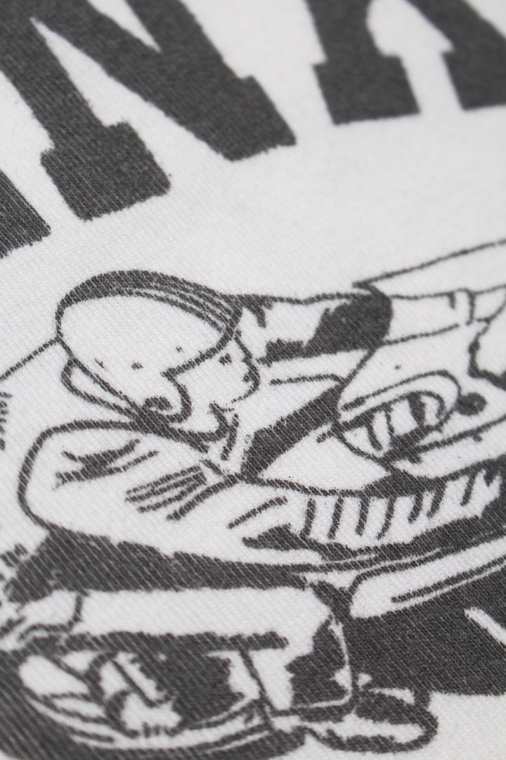 BOWWOW FINK E. BASEBALL TEE-BLACK