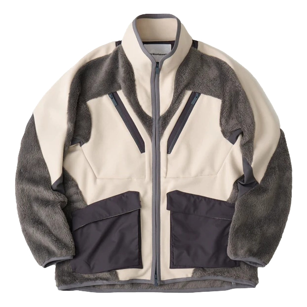 WHITE MOUNTAINEERING FLEECE BLOUSON-GREY