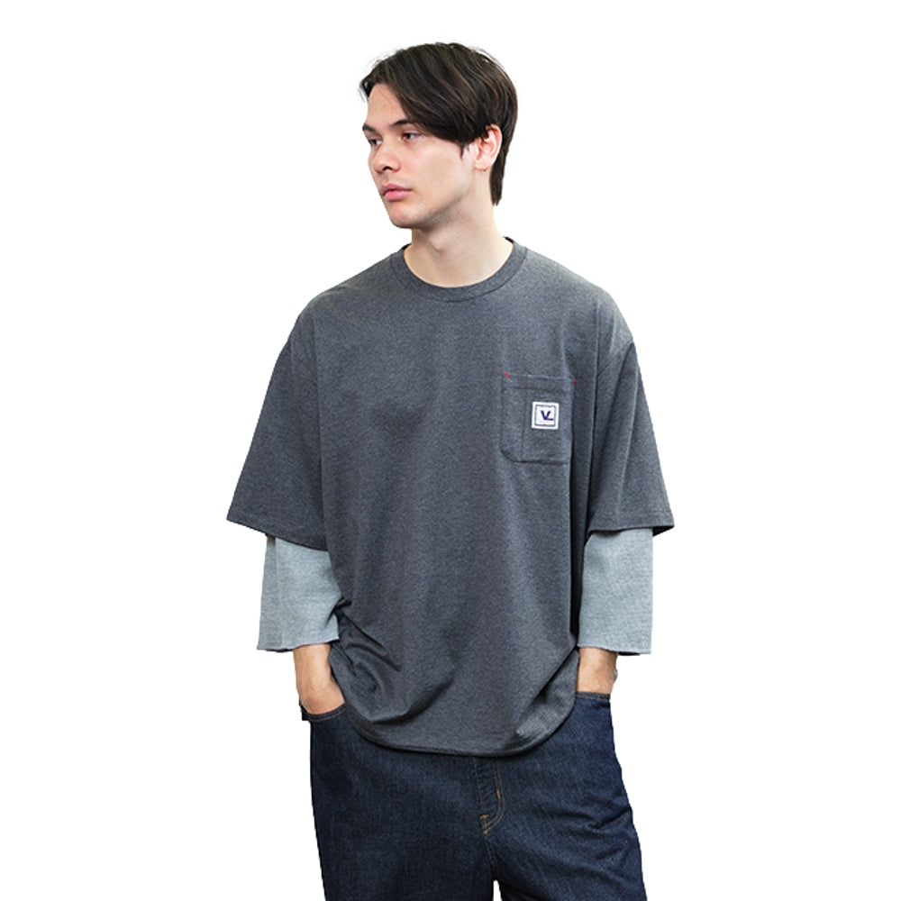 WHIZLIMITED FLUNK SHIRT-CHARCOAL