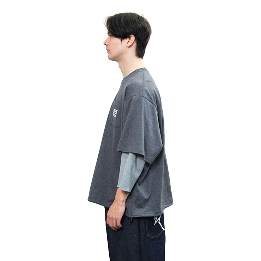 WHIZLIMITED FLUNK SHIRT-CHARCOAL