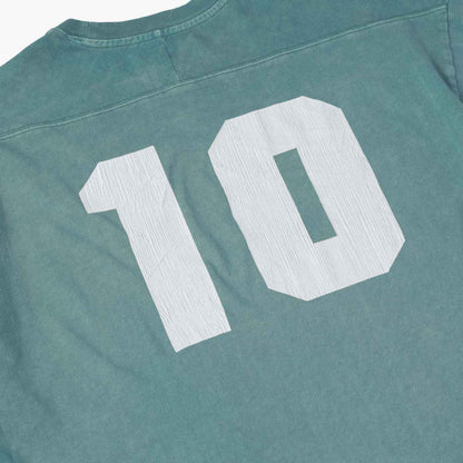 MADNESS FOOTBALL TEE-TEAL BLUE