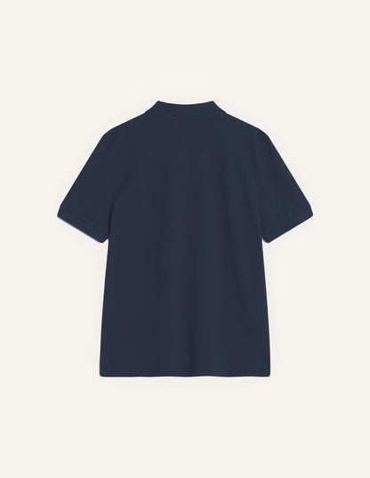 MAISON KITSUNE FOX HEAD REGULAR POLO-CLASSIC NAVY